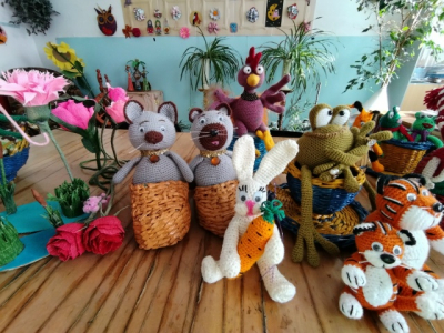 Выставка игрушек «Амигуруми».