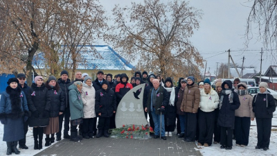 открытие памятника, посвященного жертвам политических репрессий.